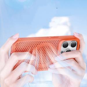 2024 Vendita Diretta di Fabbrica Custodie per Cellulari Astratte Heat Marvel Protettive in TPU Ventilate con Magneti per 16 Telefoni 15 Pro - Product Image 4