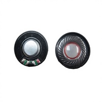 UTL RM28H5.5A32DRJ12.5 China Altavoz para auriculares de 28 mm x 5.5 mm (H) 0.02W con imán interno para soldar