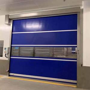 Portes à enroulement rapides en <span class=keywords><strong>PVC</strong></span> industrielles, fonction antivol, options personnalisables, design moderne, utilisées dans les entrepôts et les magasins - Product Image 1