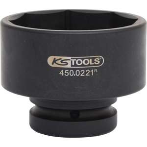 KS TOOLS - 450.0221 Douille d'écrou d'essieu 1 ''pour Scania, 8 points, 80mm - EAN 4042146400395 HEAVY VEHICLES - Product Image 5