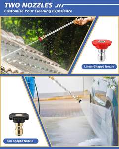 <span class=keywords><strong>Pistolet</strong></span> de lavage haute pression portable avec 2 buses de <span class=keywords><strong>tuyau</strong></span> <span class=keywords><strong>pour</strong></span> le nettoyage des jardins et des voitures, <span class=keywords><strong>pistolet</strong></span> de lavage à jet <span class=keywords><strong>d</strong></span>'eau - Product Image 4