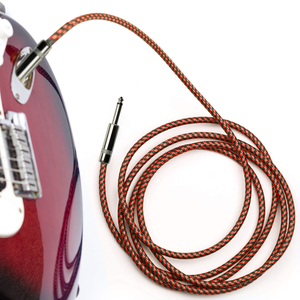 <span class=keywords><strong>Cable</strong></span> de <span class=keywords><strong>guitarra</strong></span> eléctrica de ángulo recto de 10 pies, 1/4 pulgadas, venta al por mayor, cables de audio - Product Image 6
