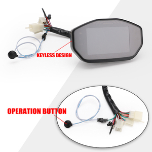 Compteur de vitesse et tachymètre universels TFT LCD pour moto avec température de l'eau pour 1/2/4 cylindres - Product Image 6