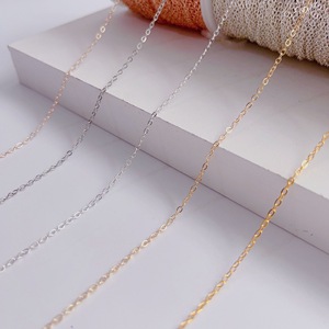 โซ่ทองแดงเคลือบเหล็กแบบแบน รุ่น O-Chain  ขนาด 235SF345sf สไตล์โบราณ สำหรับทำเครื่องประดับผม พู่ห้อย ทำมือ ขายส่ง - Product Image 2