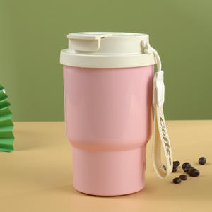 2025 Design moderne Portable 316 tasse thermos en acier inoxydable avec filet mignon corde rouge valeur de couleur élevée pour le café et l'eau - Product Image 6