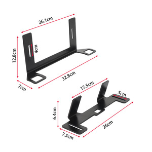 Base de Asiento de Coche con Interfaz Isofix, 26.1cm x 12.8cm, de Hierro, Universal, Accesorios para Asientos de Bebé - Product Image 1