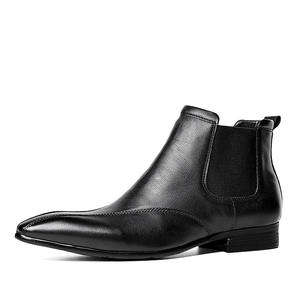 Zapatos Oxford de Vestir para Hombre, Estilo Británico Vintage, Cuero Charol Brillante, Punta Cuadrada Tallada, Zapatos Formales con Aumento de Altura para Boda - Product Image 5
