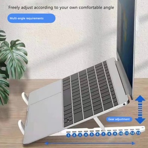 Portable Laptop <b>Stand</b> Heat Dissipation Vertical <b>Tablet</b> <b>Stand</b> with Adjustable Foldable Height Heat Dissipation Portable Features - Product Image 3