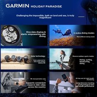 Montre d'ordinateur de plongée Garmin Descent G1 avec moniteur de fréquence cardiaque, d'oxygène sanguin et GPS pour la plongée libre, fabriquée en Chine