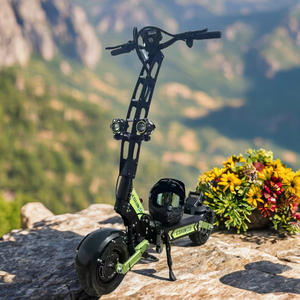 Trottinette électrique pliable pour adultes avec siège, suspension de type C de 11 pouces, double moteur R6, 60V 30Ah 40Ah, autonomie longue portée de 60-120 km - Product Image 1