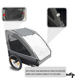 Carrito de mano al por mayor de fábrica para cochecito de perro plegable para mascotas con precio competitivo - Product Image 4