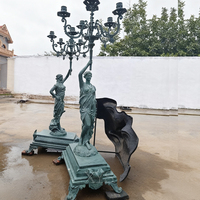 Esculturas de Bronce Personalizadas de Alta Calidad para Interiores, Modelos Modernos Fundidos a Tamaño Real, Pintados, con Luces, Logotipo Impreso, Regalo