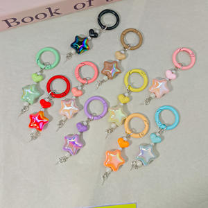 Gantungan Kunci Bintang Lima Berwarna-warni untuk Tas - Product Image 1