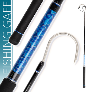 1,2m/1,8m <span class=keywords><strong>Gaff</strong></span>-Haken für Schnapper-Freizeitangeln Fliegenfischen im Standwasser Ausziehbares Angelzubehör - Product Image 2