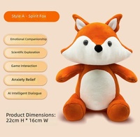 Peluche personnalisée en forme de pouf avec dialogue intelligent multilingue DeepSeekAI et design mignon