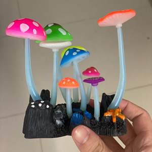 Tanque de peces Acuario Paisaje Luminoso Silicona Simulación Varilla dura Seta - Product Image 2