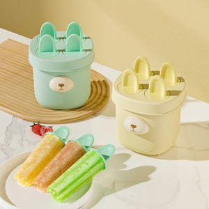 Moules à glaces réutilisables sans BPA, 4 pièces, design à démoulage facile pour les glaces maison, outils à glace - Product Image 2