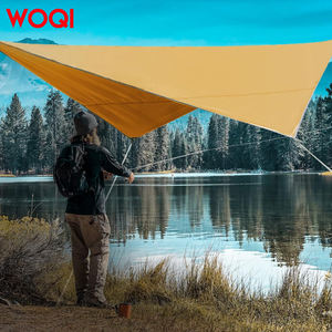 WOQI viaje al aire libre poliéster sombra tela impermeable protección UV lona <span class=keywords><strong>para</strong></span> terraza Camping tienda toldo dosel - Product Image 3