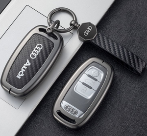 <span class=keywords><strong>2025</strong></span> thiết kế mới cho <span class=keywords><strong>Audi</strong></span> <span class=keywords><strong>A6</strong></span> A6L A7 xe từ xa <span class=keywords><strong>Key</strong></span> Fob trường hợp protetor sợi carbon Kẽm hợp kim kim loại - Product Image 2