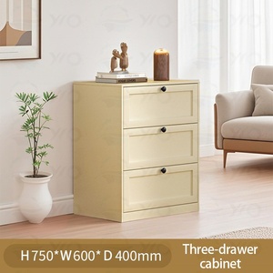 High-appearance-level Black Bedside <strong>Table</strong> with Handles, Suitable for Modern Living Room Bedside <strong>Table</strong>.