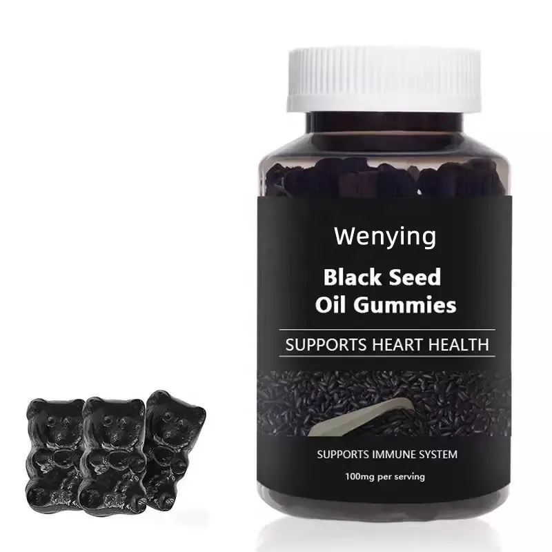 Private Label Black Seed Oil Gummies Black Seed Oil Capsules with Honey for Super antioxidant for Immune Support