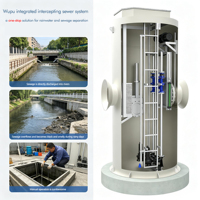Moteur de pompe de puisard intégré pour la récupération des eaux usées municipales, en acier inoxydable 304, haute efficacité, garantie 1 an