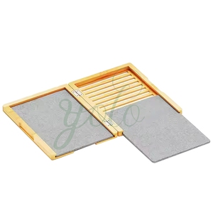 <b>Wood</b> Marble Small Large Organizer Table Foldable Drainer Bamboo Utensils Sink Diatomite Dish <b>Rack</b> Non Slip for Counter Kitchen - Product Image 1