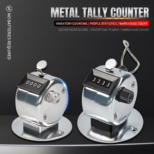 Compteur mécanique manuel en métal pour applications industrielles, suivi du flux de personnes, affichage à sept segments - Product Image 2