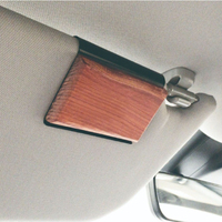 Nouveau produit : Clip désodorisant de voiture en bois massif pour pare-soleil, diverses saveurs, élimine les odeurs, aromathérapie pour voiture