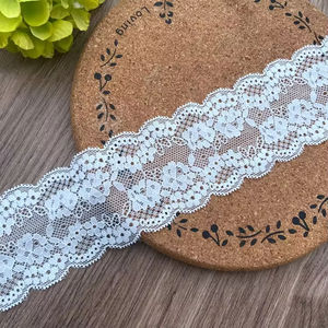 ผ้าลูกไม้สีสันสดใสแบบยืดหยุ่น ขนาดเล็ก 5 หลา ผ้าสวิสวอยล์ โฮห์ ดูไบ โทเคย์ ชีฟอง ฝรั่งเศส สำหรับตกแต่ง ทำจากไนลอน - Product Image 1