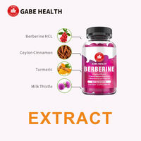 Gummies Complexe de Berbérine avec Cannelle de Ceylan pour le Métabolisme et la Santé Hépatique – Complément Nutritionnel Quotidien pour Adultes Âgés