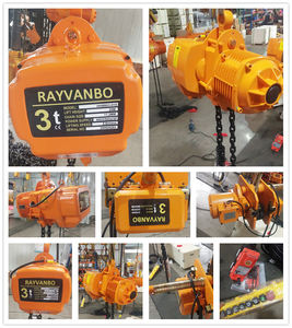 Polipasto eléctrico de cadena de una sola velocidad y doble velocidad precio barato 2Ton 3Ton <span class=keywords><strong>5Ton</strong></span> Polipasto eléctrico de cadena con carro - Product Image 6