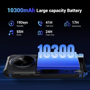 Fossibot F105 <span class=keywords><strong>Rugged</strong></span> Mở Khóa <span class=keywords><strong>Android</strong></span> 14 Điện Thoại Thông Minh 10300MAh Pin Lớn 6.75 "FHD Hiển Thị 8MP + 20MP Máy Ảnh IP68/IP69K - Product Image 5