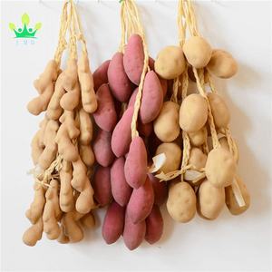 Décoration <span class=keywords><strong>de</strong></span> la maison légumes artificiels fleurs PE matériel pomme <span class=keywords><strong>de</strong></span> terre ail concombre tomates <span class=keywords><strong>mousse</strong></span> fruits tenture murale pour noël - Product Image 4