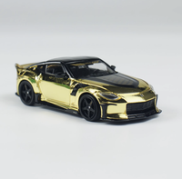 MINIGT 1:64 Nissan Z VeilSide FFZ400 Dorado 985, Modelo de Coche Personalizado de Aleación Fundida a Presión