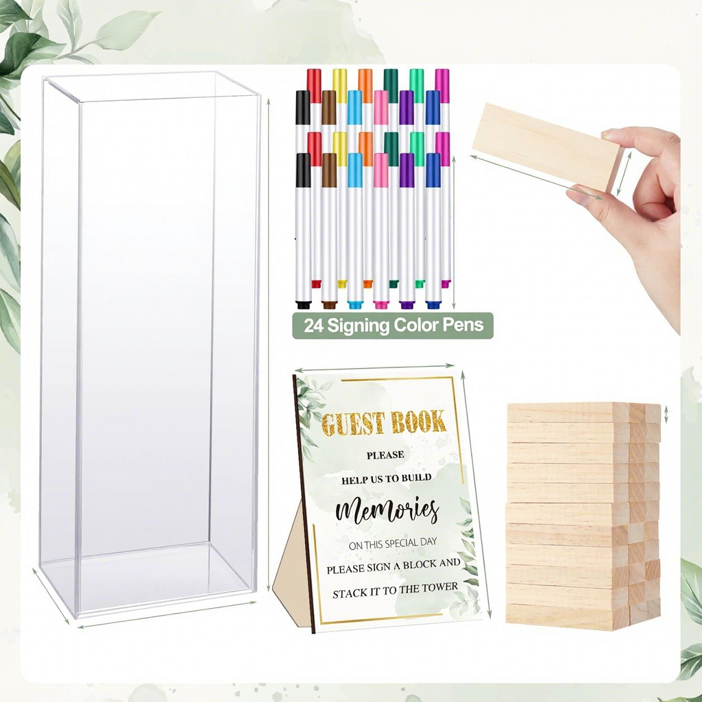Wedding Building Message Book Green Grass