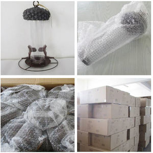 Esschert Design Étourneau grimpant Grande Mésange mésange bleue Moineau domestique moderne rond gland Mangeoire à oiseaux accrochée à une clôture - Product Image 6