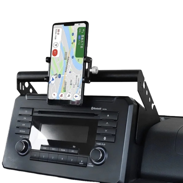 TELLIKA Black Steel Car Interior Mobile Phone Holder for Suzuki Jimny 2019 2022 JB64 JB74 Accessories 2023