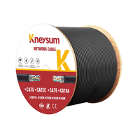 Cable de Red para Exteriores Kneysum Factory de 1000 pies, FTP, 8 Hilos, Cobre Sólido Libre de Oxígeno, CAT6 CAT6A de Fibra G652D, para Comunicación Local