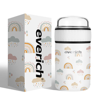 Boîte à lunch isotherme en acier inoxydable avec couvercle hermétique anti-fuite Everich ODM 2025 pour enfants, personnalisable