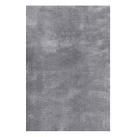 Tapis gris Mars à poils longs épais 25 mm, lavable, doux, moelleux, insonorisant, avec dos antidérapant, adapté aux animaux domestiques, tailles personnalisées, moderne