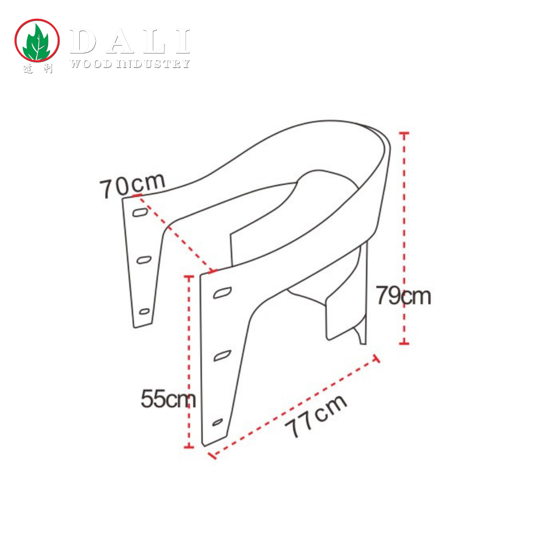unfinished dining chair