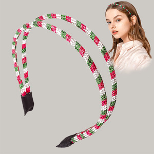 Diadema Navideña con Pedrería Hua Liyu para Mujer, Accesorio para el Cabello Artístico Retro para Fiestas - Product Image 1