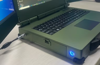 Computadora Portátil Todo en Uno Resistente con Pantalla Triple de 15.6 Pulgadas, Panel PC Industrial con CPU de 12.ª, 13.ª y 14.ª Generación, para Trabajo de Campo