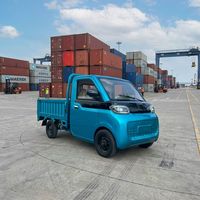 Fourgonnette électrique climatisée avec caméra de recul, mini-camion électrique, véhicule utilitaire électrique deux places