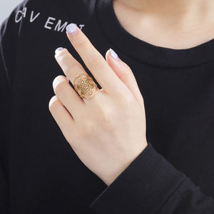 <span class=keywords><strong>Anillo</strong></span> de Metatrón de acero inoxidable con <span class=keywords><strong>sello</strong></span> de Ángel para <span class=keywords><strong>mujer</strong></span>, anillos geométricos de los kabbols de jardín, con diseño de San Valentín - Product Image 2