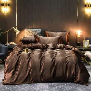 Fashion RUIKASI 2021 Trending Products 100% Silk Luxury Natural Modal Microfiber ice Silk Comforter Set wedding Bedding