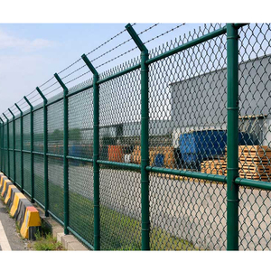 Valla de Construcción de Alambre Ciclónico Galvanizado con Alambre de Púas para Barrera de Seguridad en Patios de Equipos Industriales y Comerciales - Product Image 4