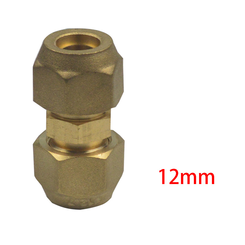 Raccord de tuyau en cuivre de 12 mm (avec écrou)