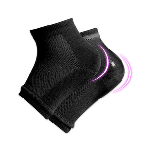 Peau sèche <span class=keywords><strong>et</strong></span> craquelée du pied Peau ouverte Bout confortable Jour Nuit Soins Gel <span class=keywords><strong>Spa</strong></span> Chaussettes à talon - Product Image 2